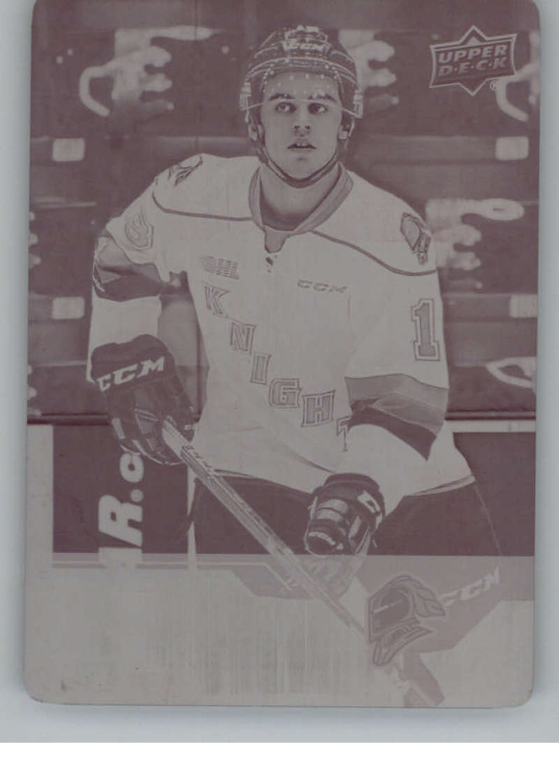 2018-19 Upper Deck CHL Printing Plates Magenta