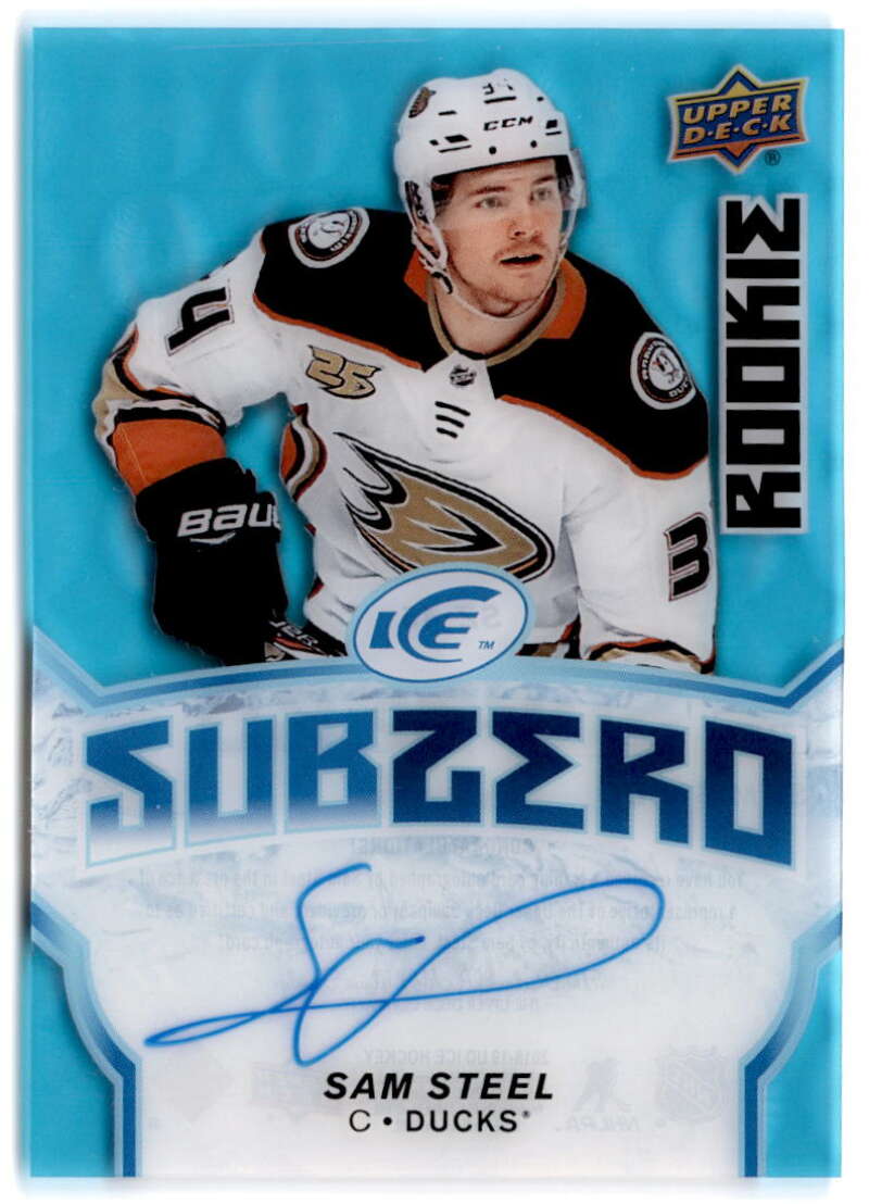 2018-19 Upper Deck Ice Sub Zero Blue Autographs