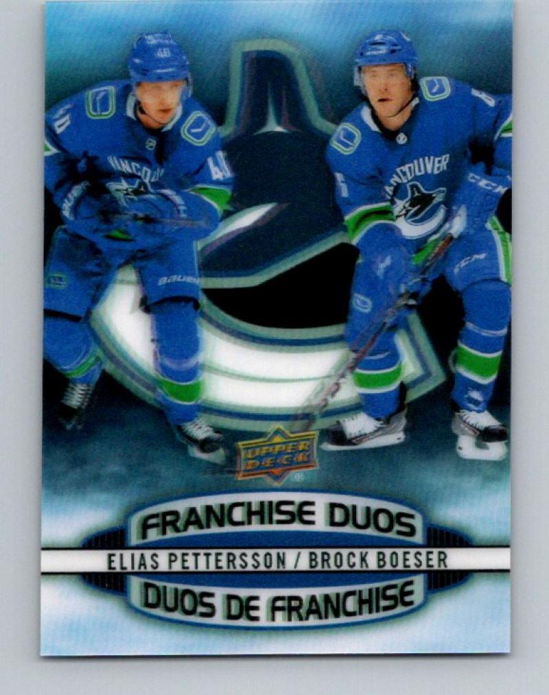 2019-20 Upper Deck Tim Hortons Franchise Duos 3D