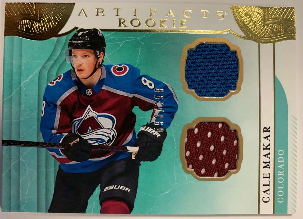 2019-20 Upper Deck Artifacts Horizontal Material Gold Jersey Relics