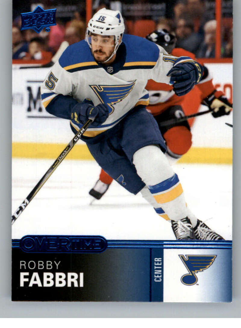 2019-20 Upper Deck Overtime Blue