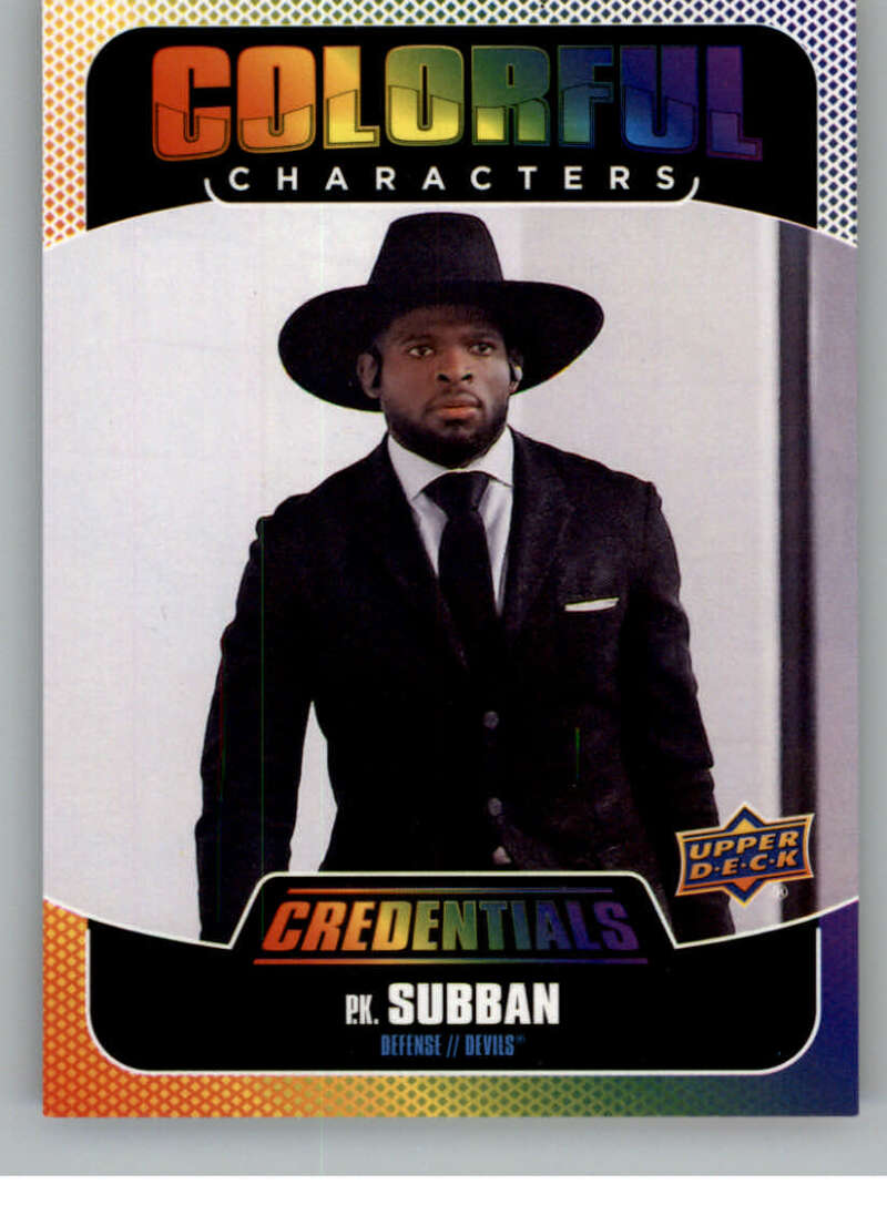 2019-20 Upper Deck Credentials Colorful Characters