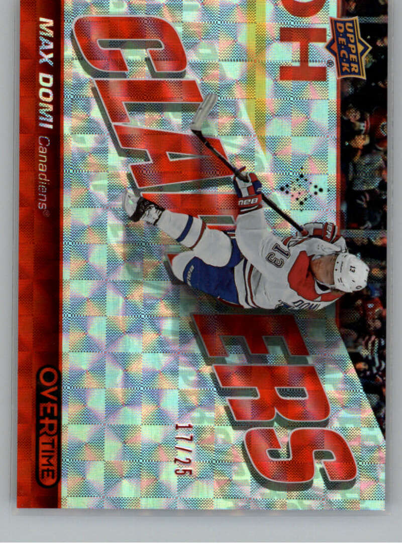 2019-20 Upper Deck Overtime Clappers Red