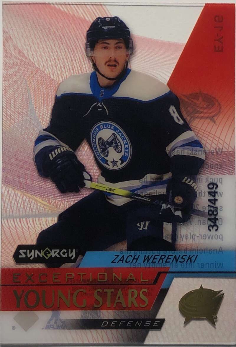 2020-21 Upper Deck Synergy Exceptional Young Stars Gold