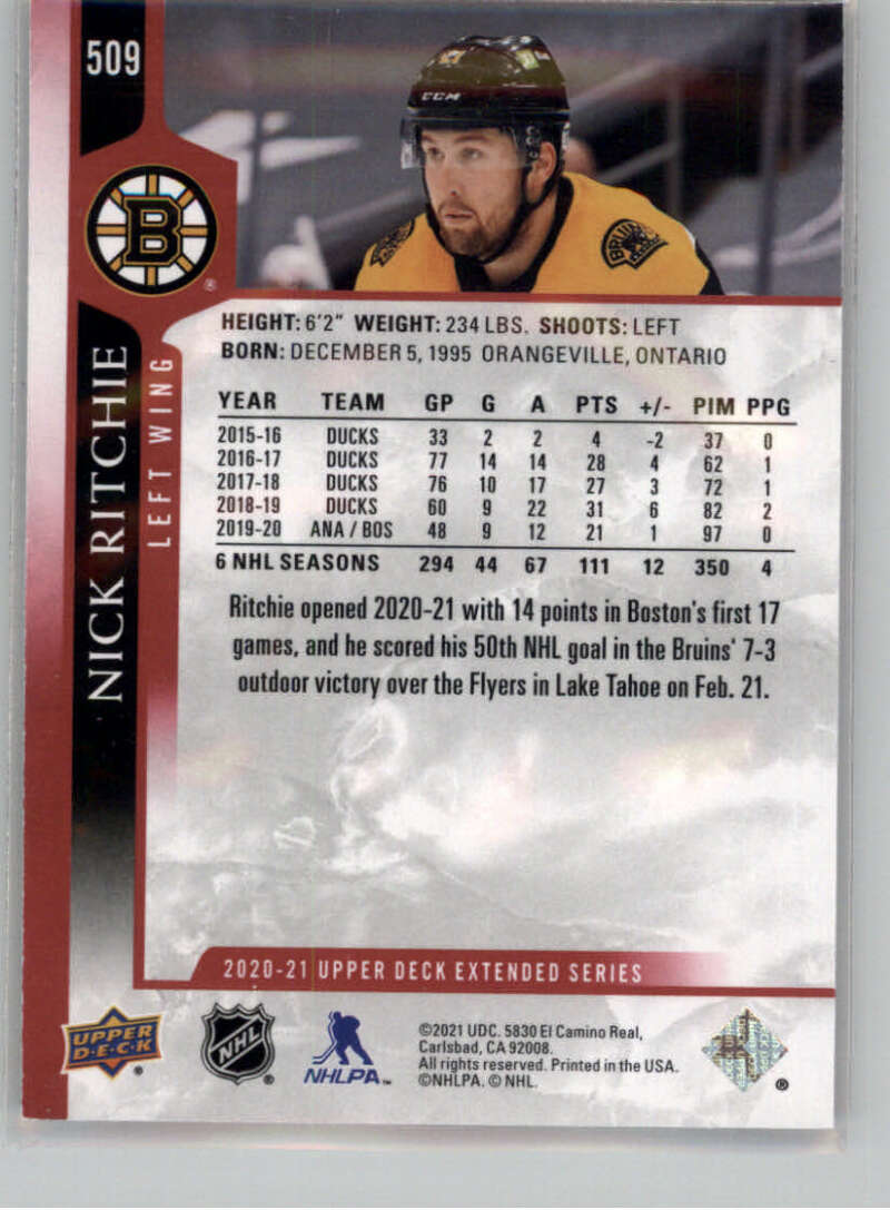 : 2020-21 Upper Deck Hockey Extended Series #663 Mark