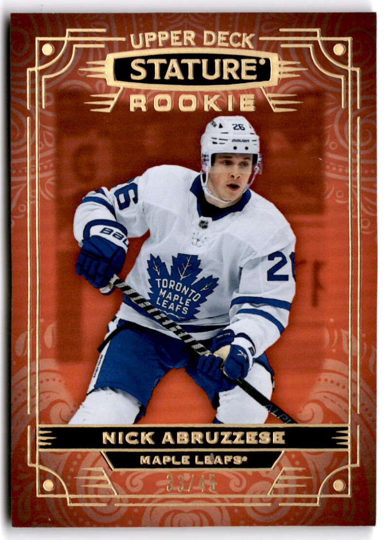 2022-23 Upper Deck Stature Orange