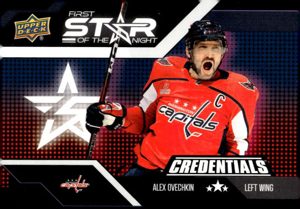 2022-23 Upper Deck Credentials 1st Star of the Night