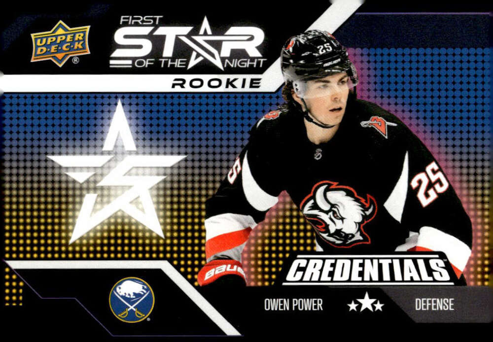 2022-23 Upper Deck Credentials 1st Star of the Night Rookies