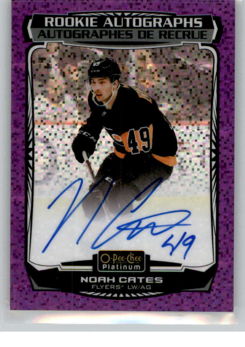 2022-23 O-Pee-Chee Platinum Rookie Auto Violet Pixels