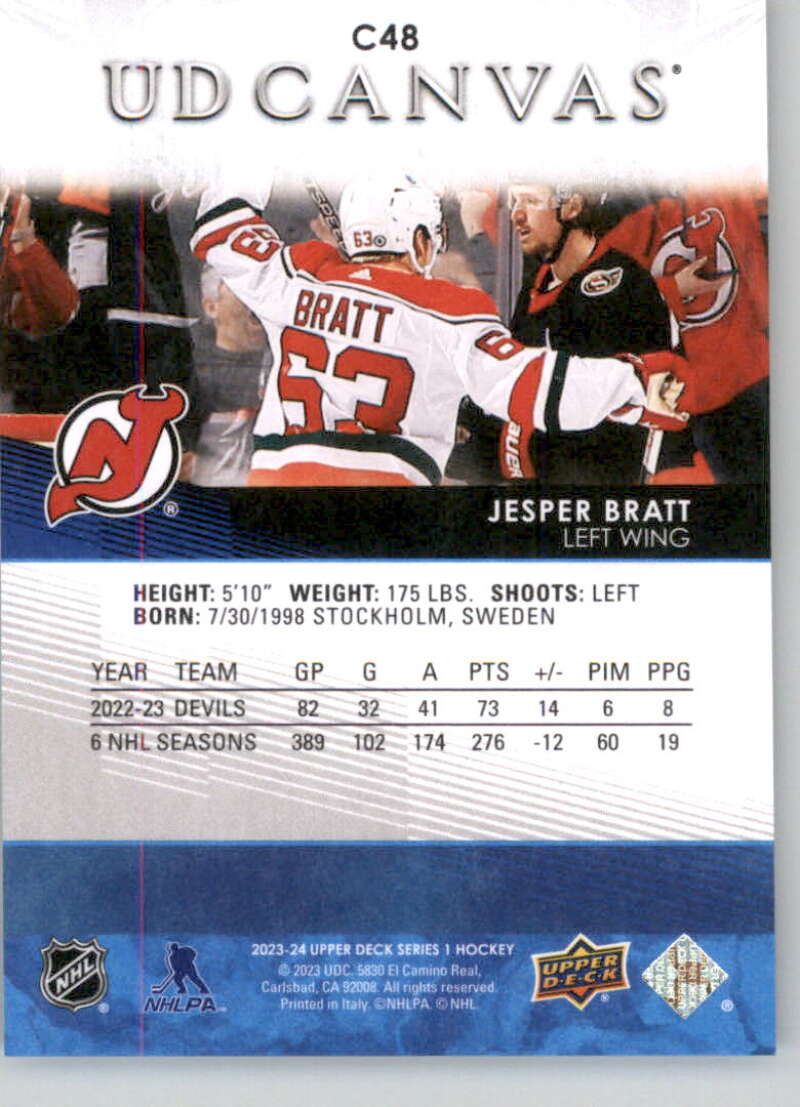 2023-24 Upper Deck UD Canvas NHL Hockey Singles (Pick Your Cards)