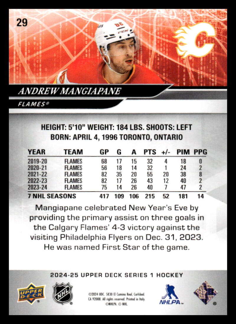 2024-25 Upper Deck Series One NHL Hockey Cards Base or Young Guns Pick From List