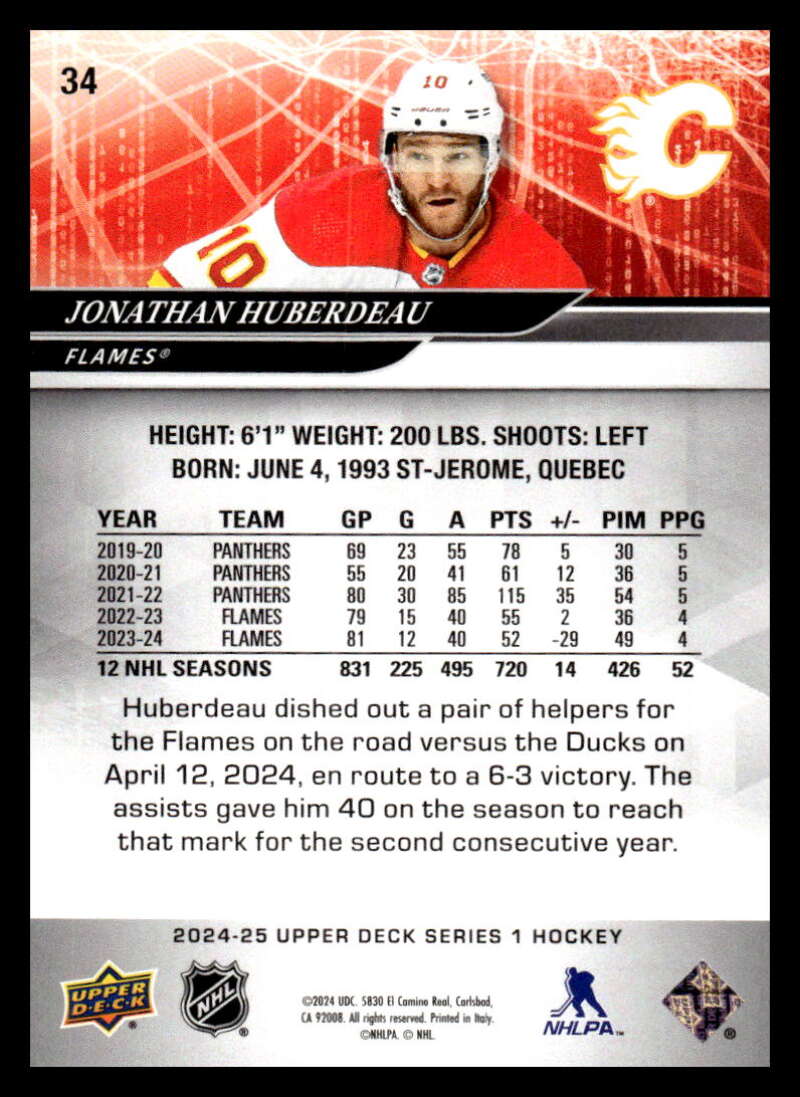 2024-25 Upper Deck Series One NHL Hockey Cards Base or Young Guns Pick From List