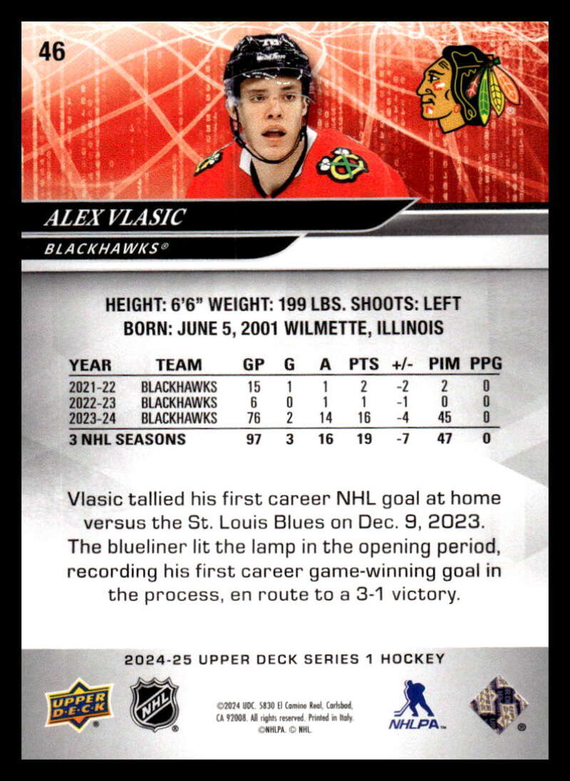 2024-25 Upper Deck Series One NHL Hockey Cards Base or Young Guns Pick From List