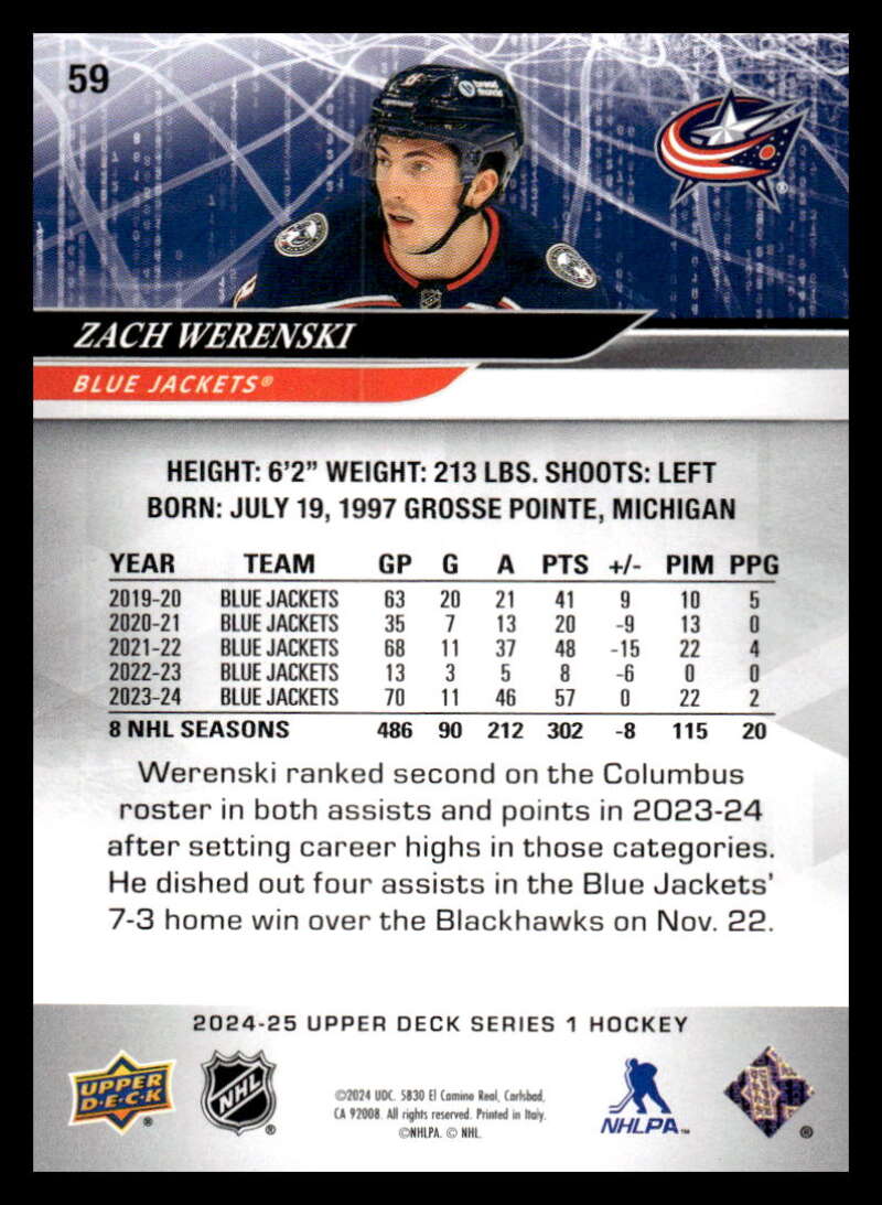 2024-25 Upper Deck Series One NHL Hockey Cards Base or Young Guns Pick From List