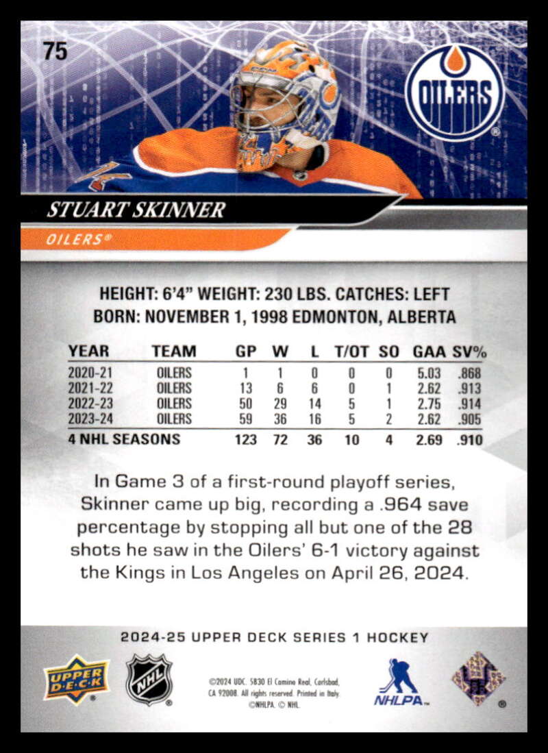 2024-25 Upper Deck Series One NHL Hockey Cards Base or Young Guns Pick From List