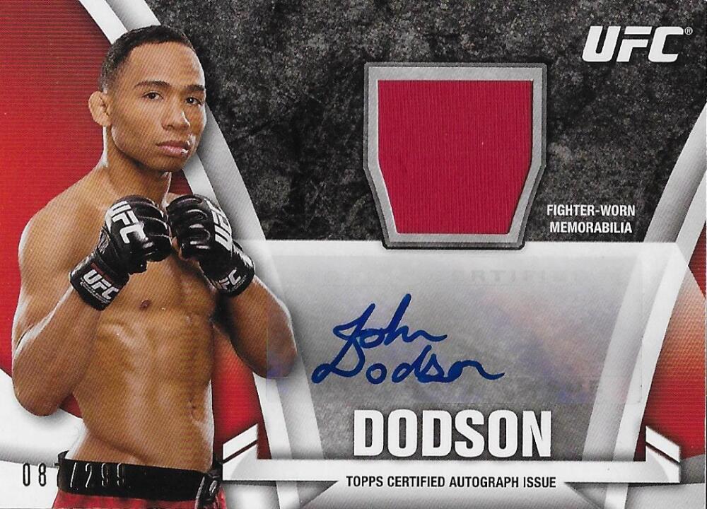 2013 Topps Knockout Fighter Relics Autographs