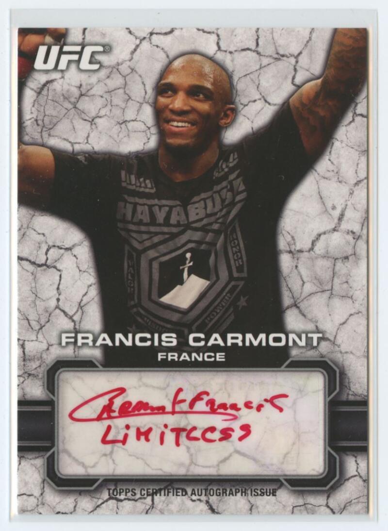 2013 Topps Bloodlines Fighter Autographs Red Ink Nickname