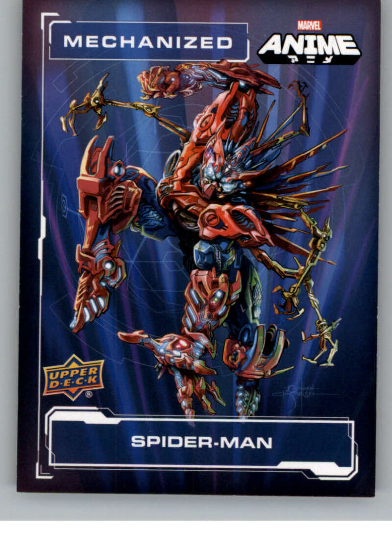 2020 Upper Deck Marvel Anime Mechanized NonSport Checklist