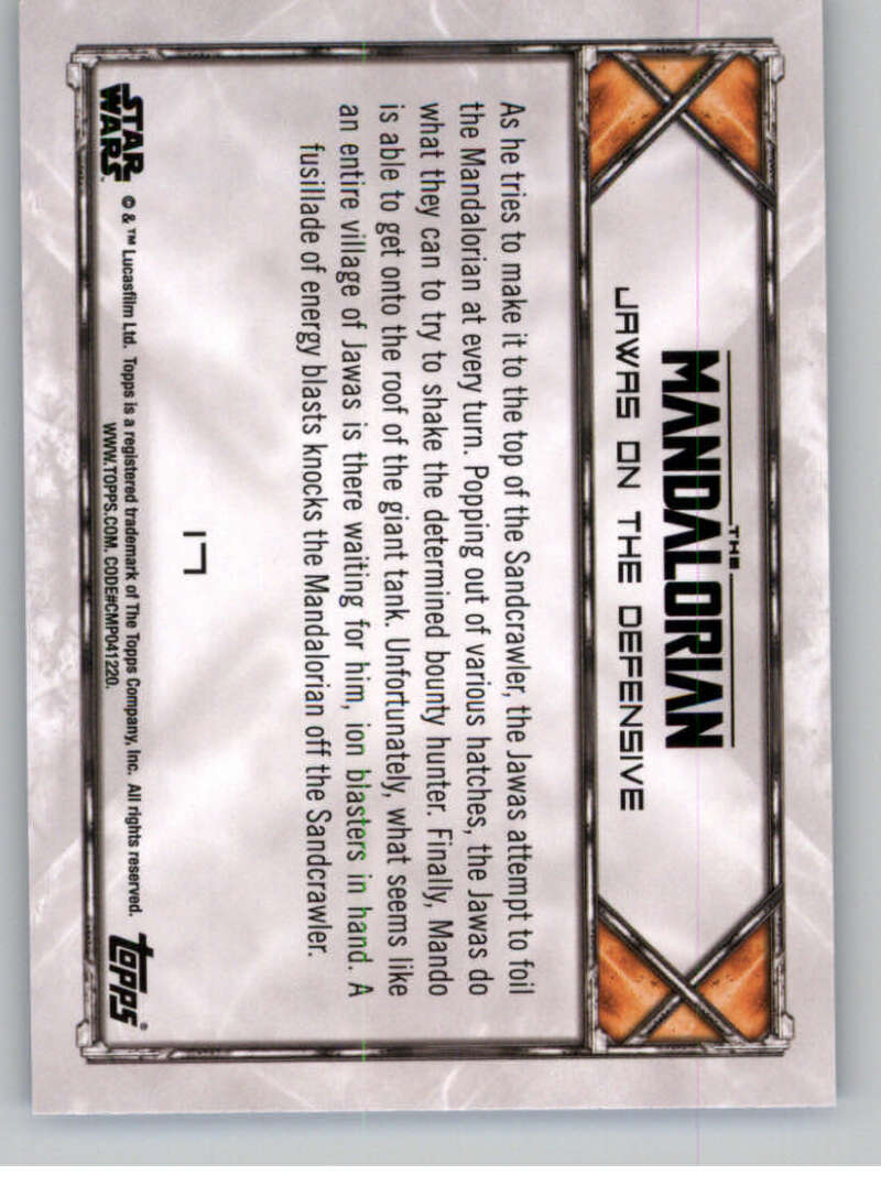 2020 topps star wars season 1 mandalorian hobby box