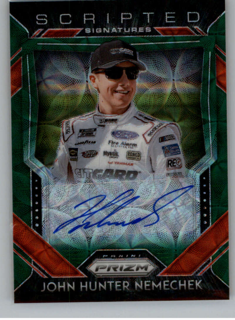 2020 Panini Prizm Scripted Signatures Green Scope