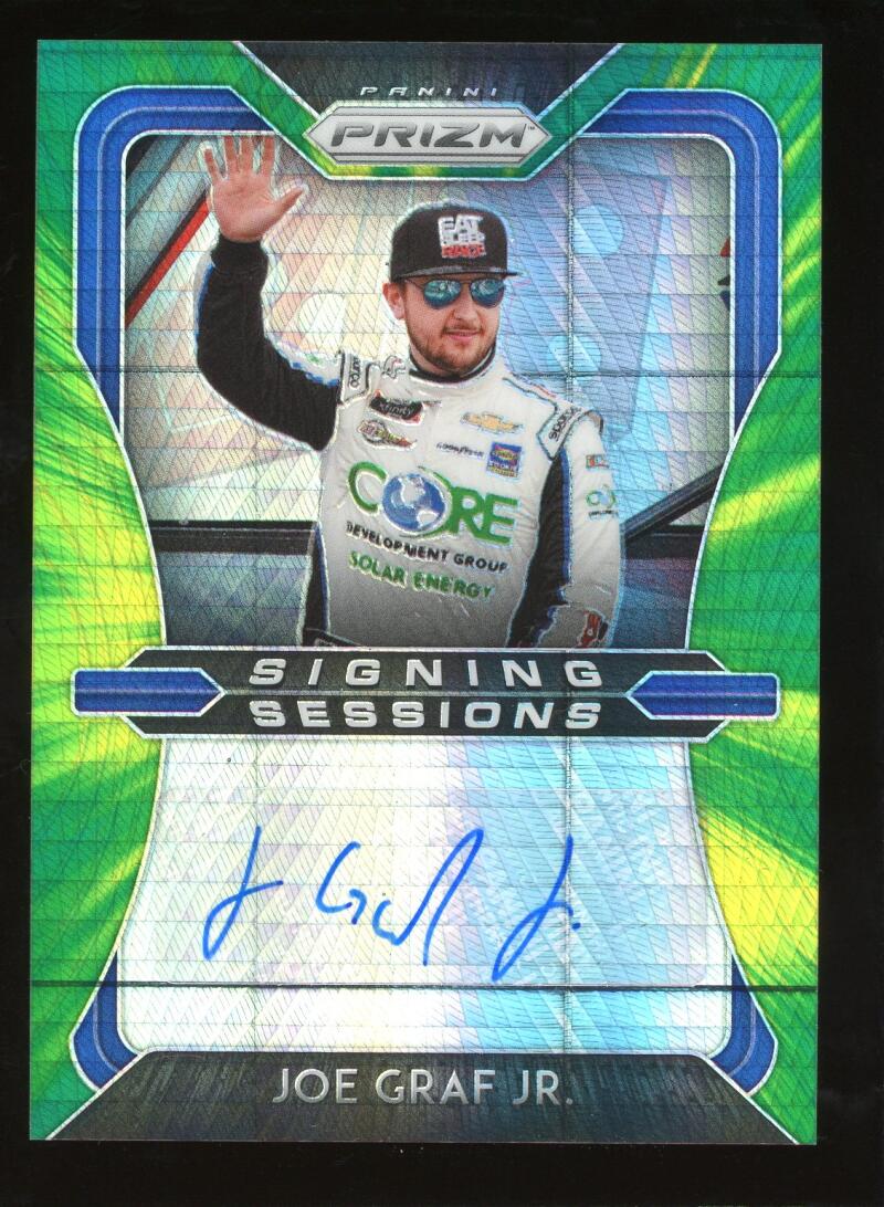 2020 Panini Prizm Signing Sessions Green and Yellow Hyper Prizm