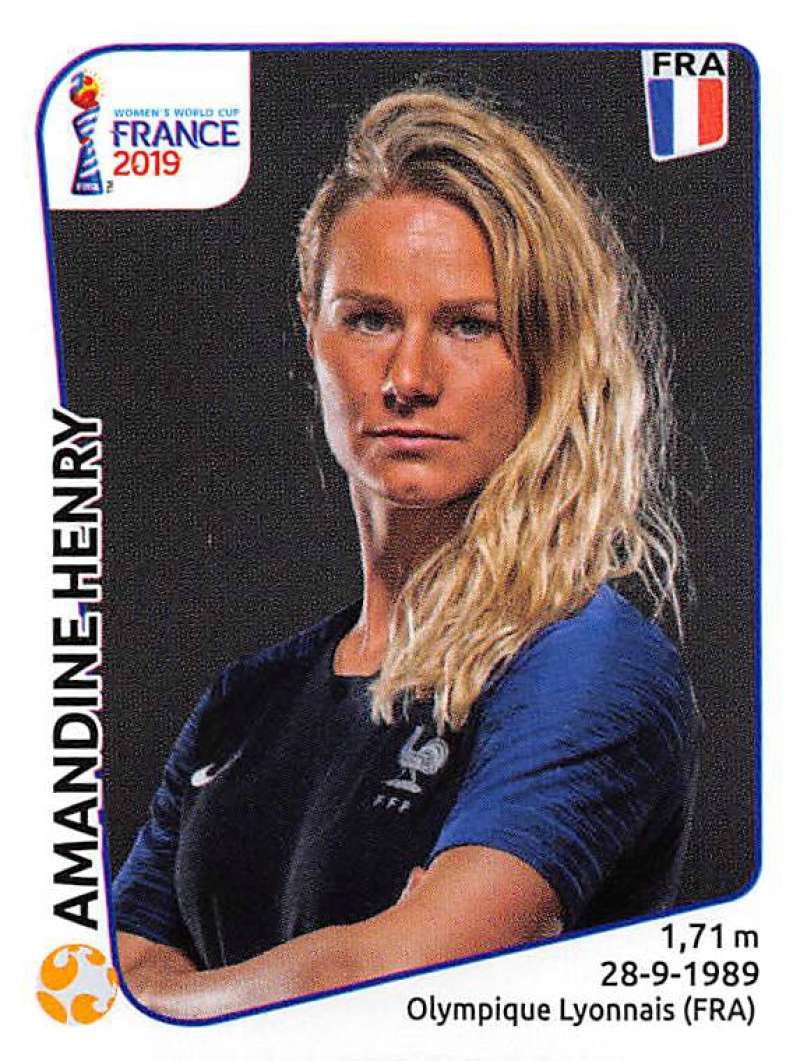 2019 Panini FIFA Women's World Cup France Stickers #34 Amandine Henry ...