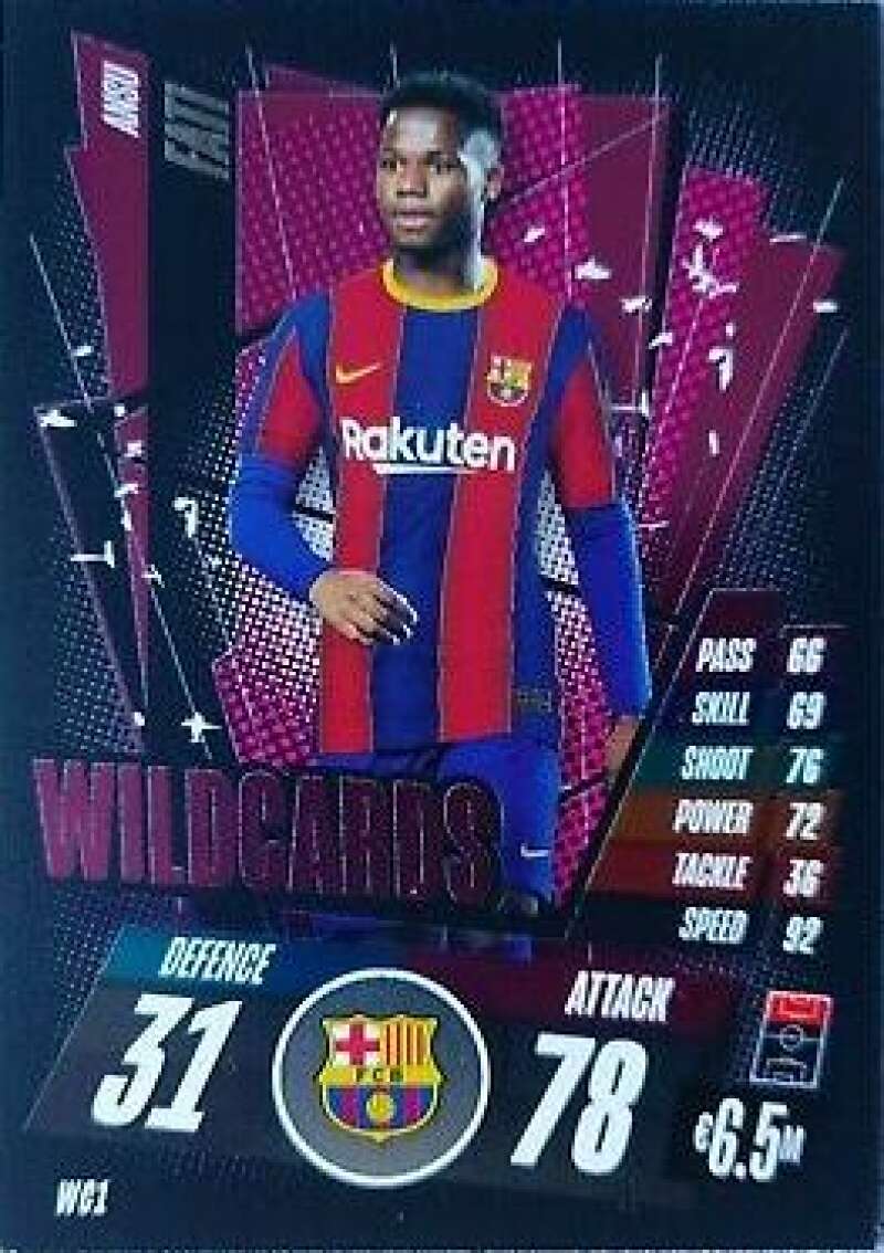 2020-21 Topps Match Attax UEFA Champions League Wildcards