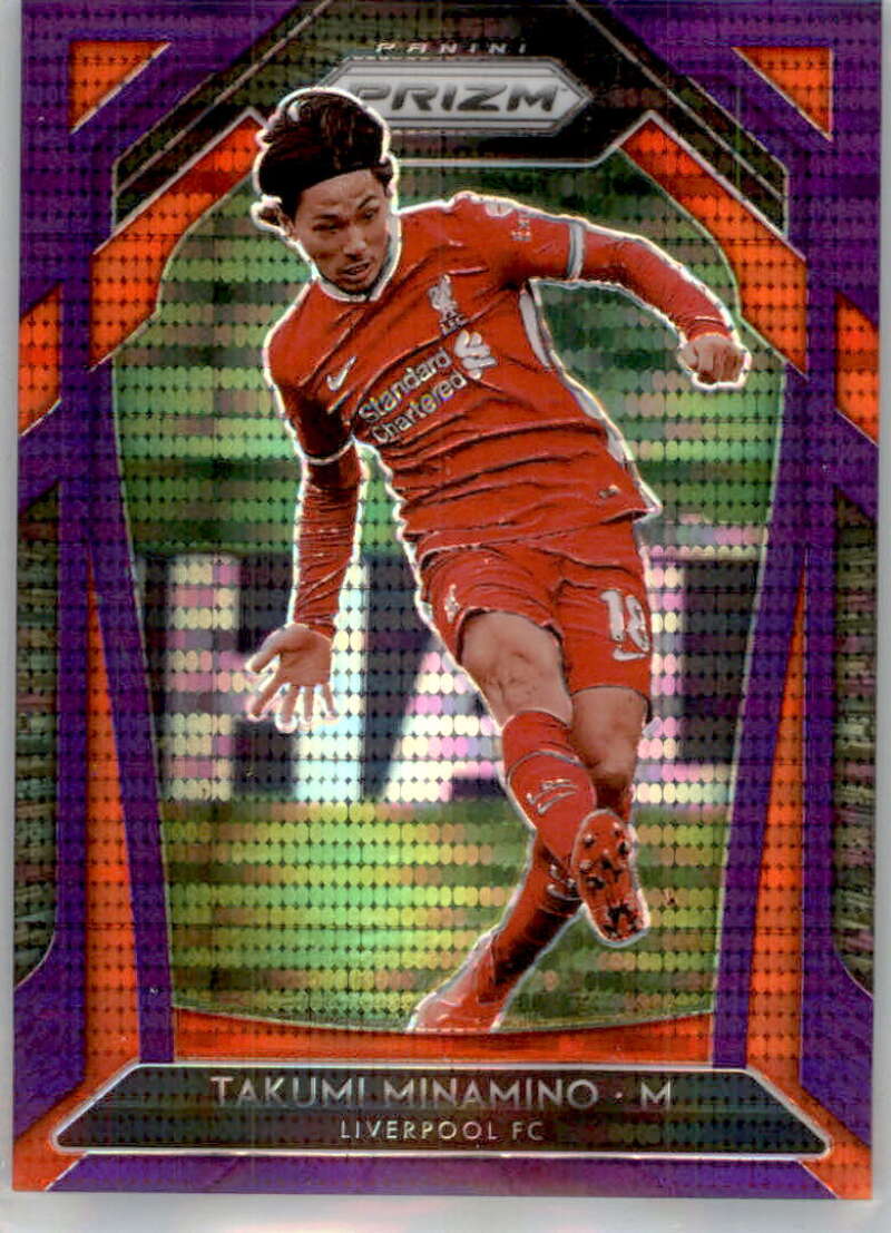 2020-21 Panini Prizm Premier League Prizms Purple Pulsar