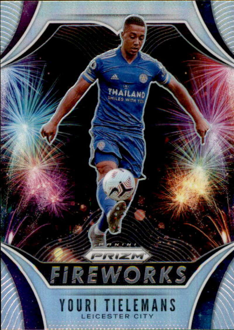 2020-21 Panini Prizm Premier League Fireworks Prizms Silver