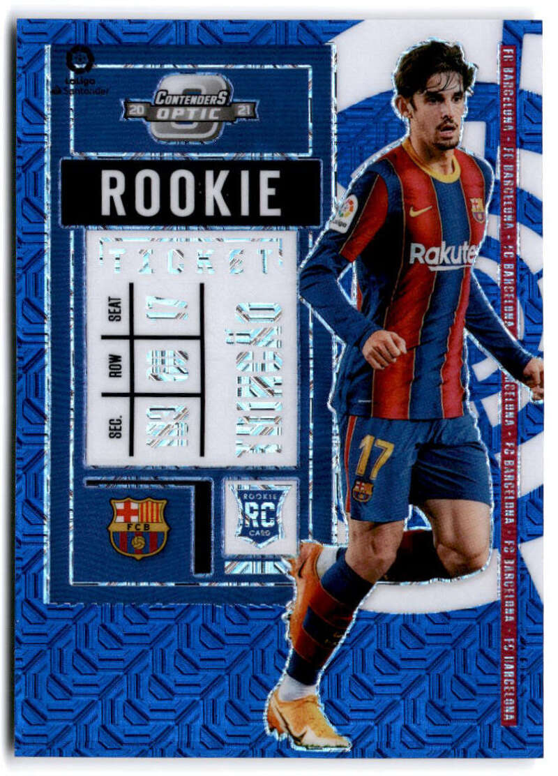 2020-21 Panini Chronicles Contenders Rookie Ticket La Liga Blue Mojo