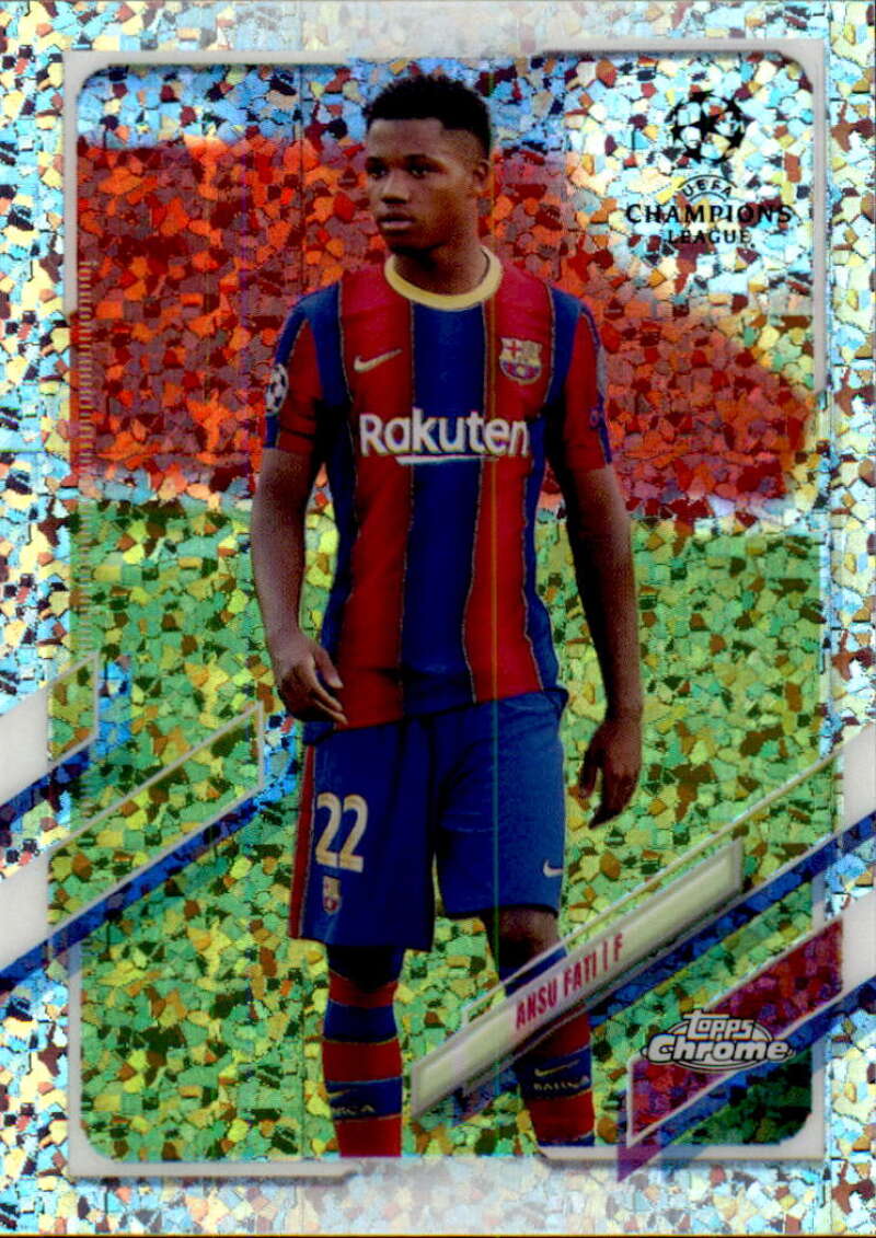 2020-21 Topps Chrome UEFA Champions League Refractor Speckle