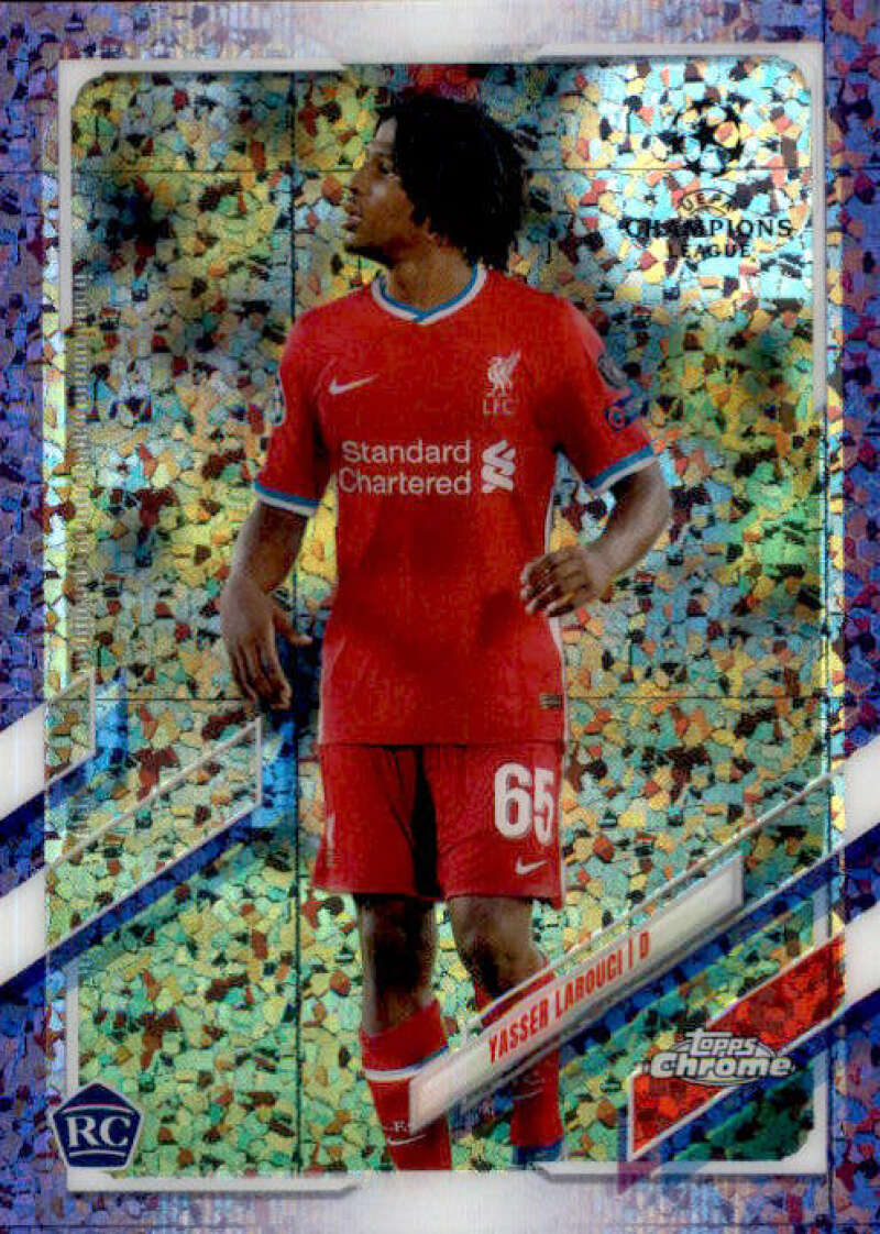 2020-21 Topps Chrome UEFA Champions League Refractor Purple Mini-Diamond