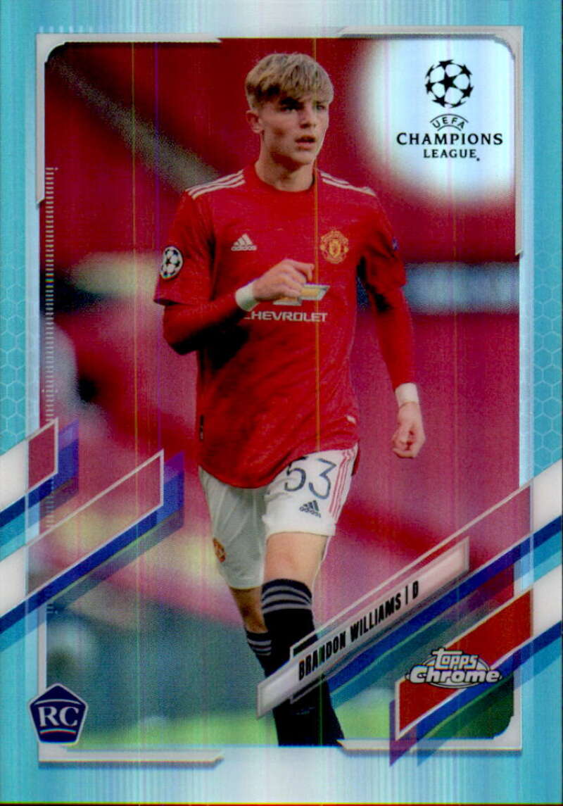 2020-21 Topps Chrome UEFA Champions League Refractor Aqua