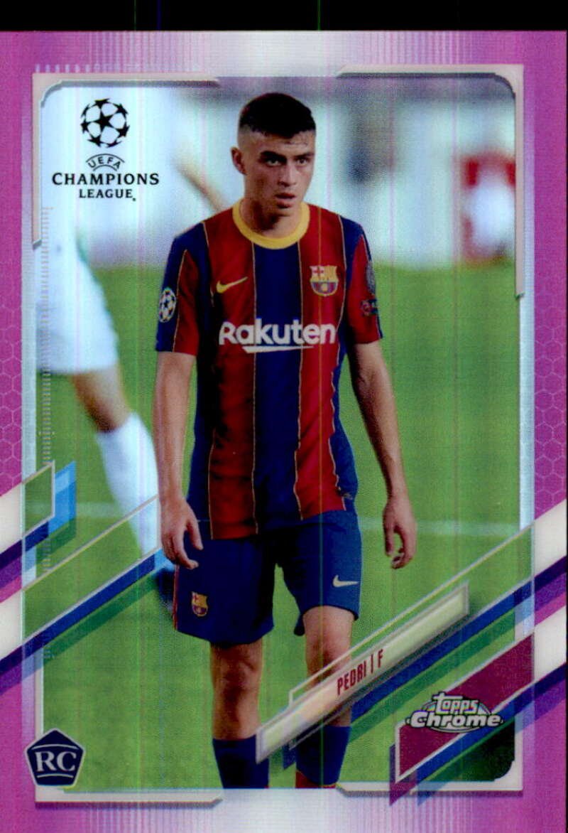 2020-21 Topps Chrome UEFA Champions League Refractor Pink