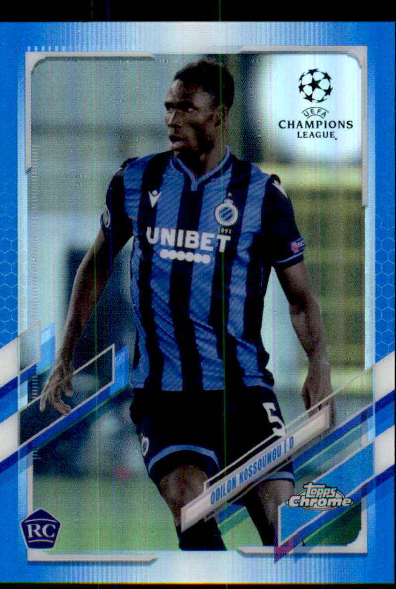 2020-21 Topps Chrome UEFA Champions League Refractor Blue