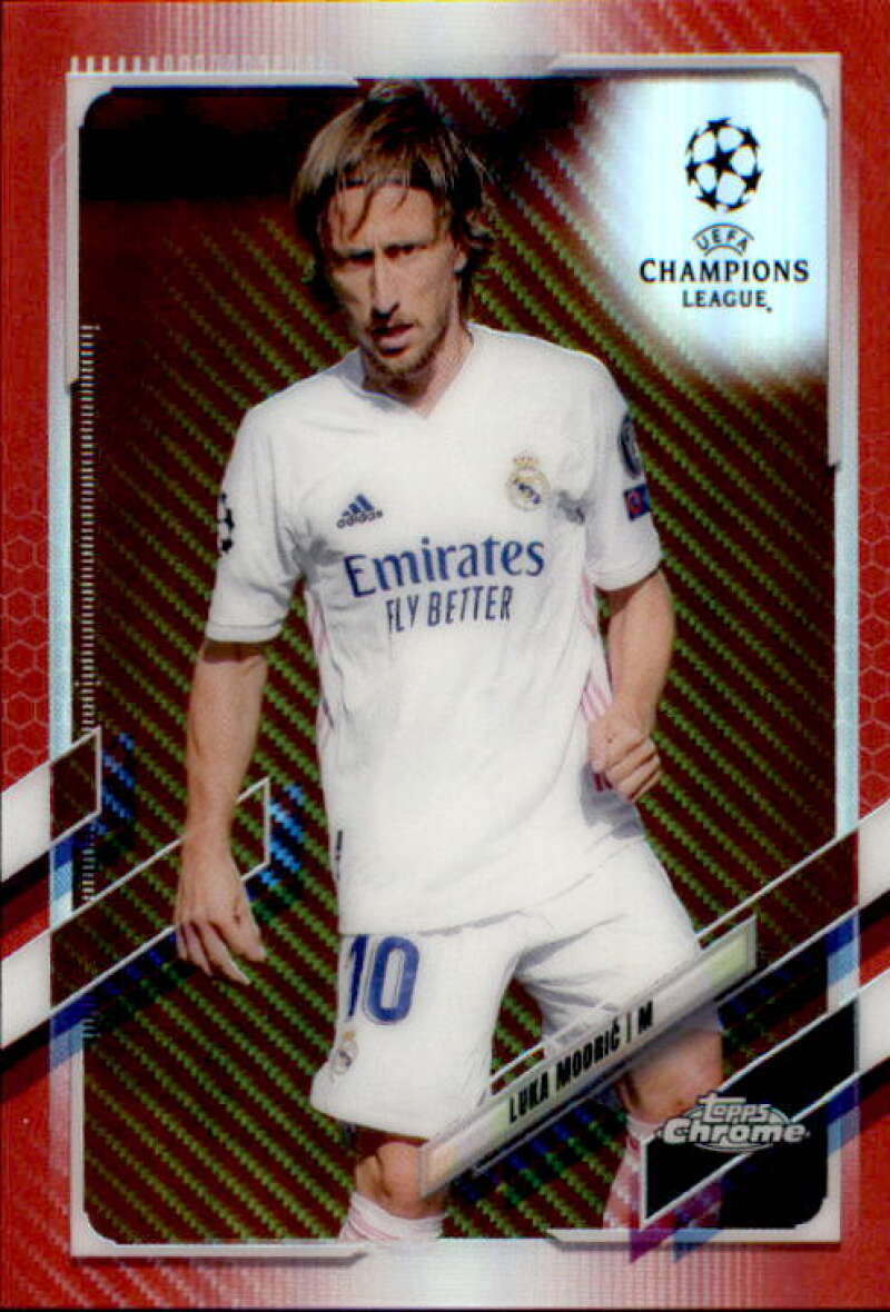 2020-21 Topps Chrome UEFA Champions League Refractor Red