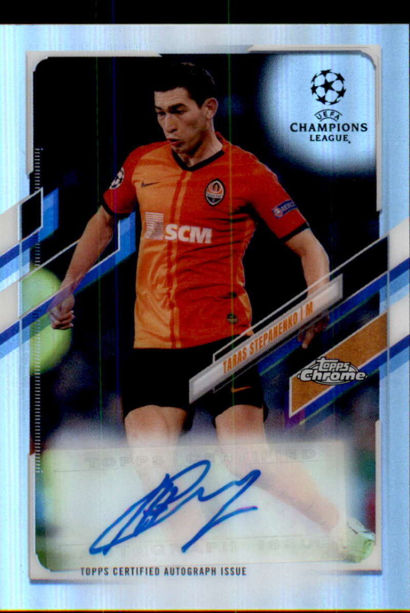 2020-21 Topps Chrome UEFA Champions League Autographed Refractor