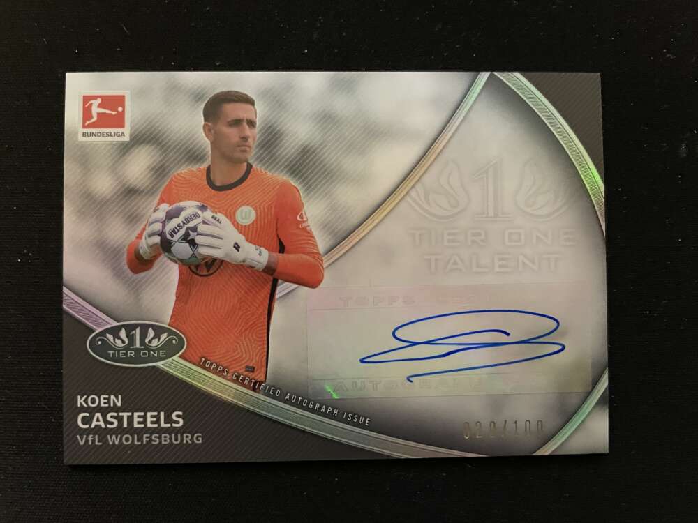 2020-21 Topps Tier One Bundesliga Talent Autographs