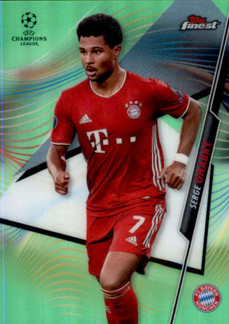 2020-21 Topps Finest UEFA Champions League Refractor Green