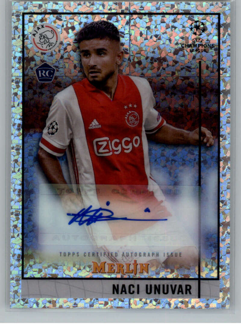 2020-21 Topps Merlin Chrome UEFA Autographs Refractor Speckle