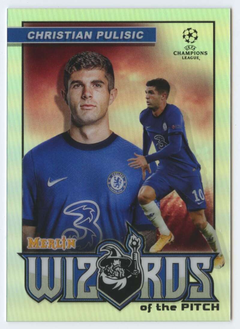 2020-21 Topps Merlin Chrome UEFA Wizards of the Pitch Refractor