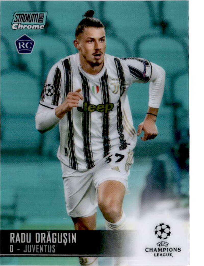 2020-21 Topps Stadium Club UEFA Champions League Refractor Aqua