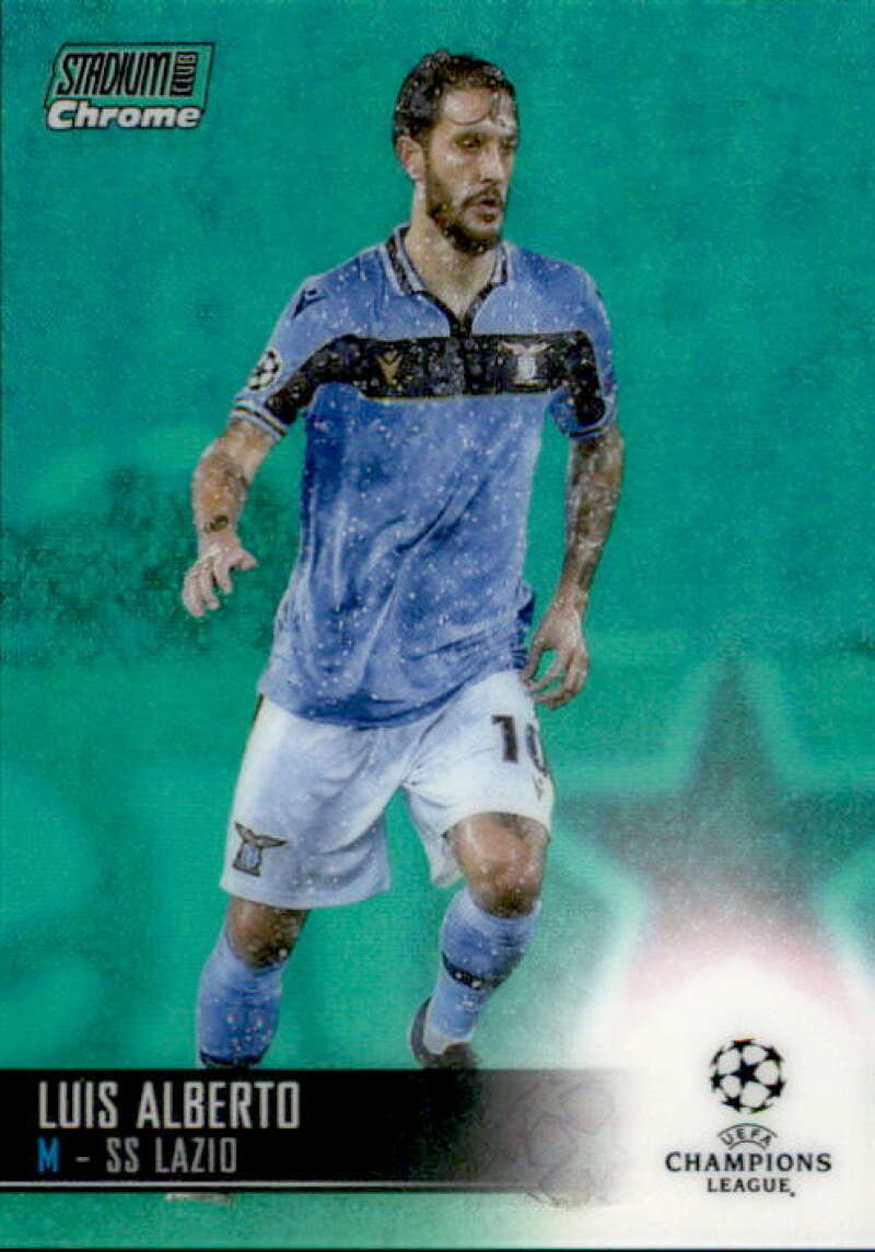 2020-21 Topps Stadium Club UEFA Champions League Refractor Green