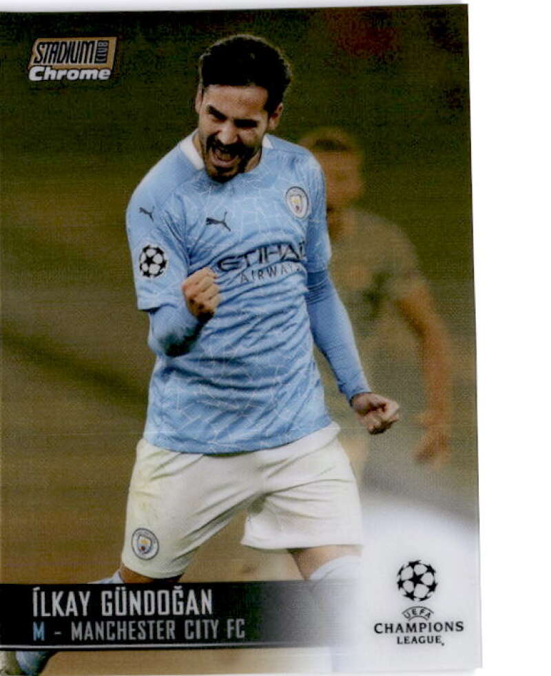 2020-21 Topps Stadium Club UEFA Champions League Refractor Gold