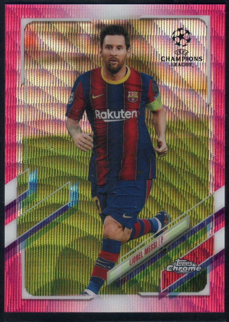 2020-21 Topps Chrome UEFA Champions League Pink X-Fractor