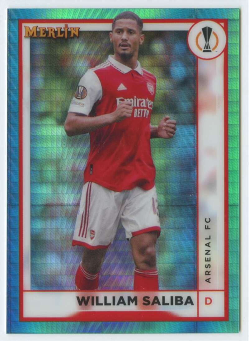 2022-23 Topps Merlin Chrome UEFA Refractor Prism Aqua