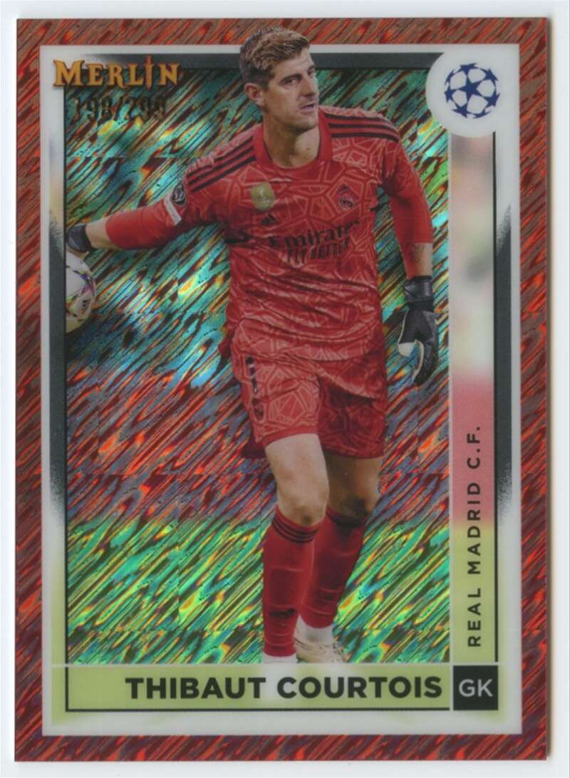 2022-23 Topps Merlin Chrome UEFA Refractor Rose Gold Shimmer