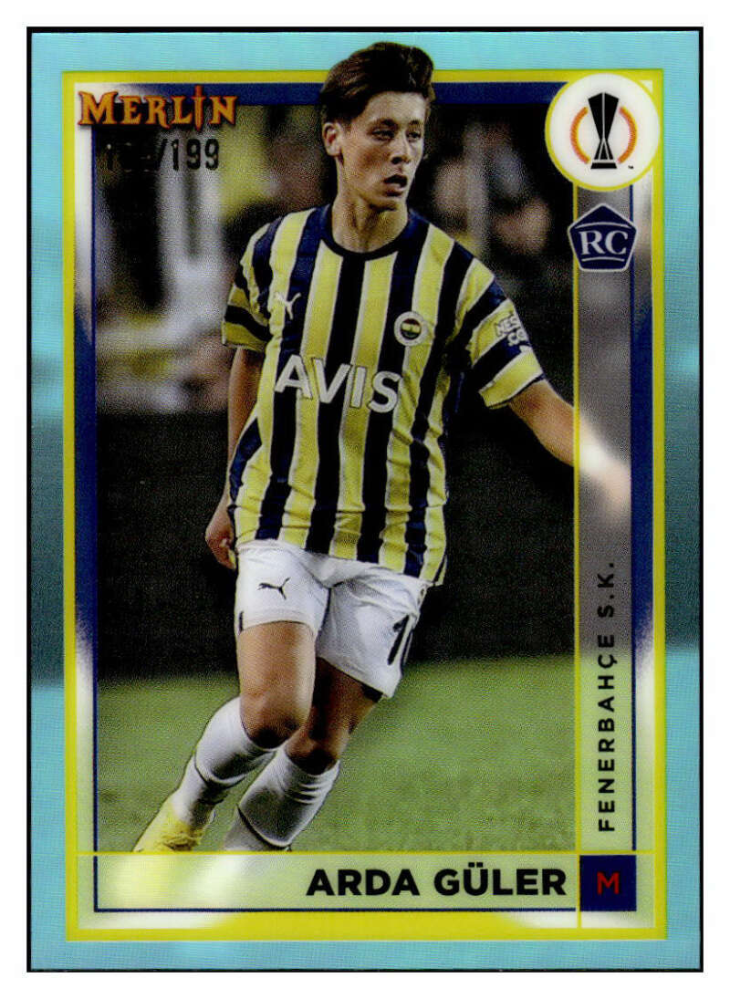 2022-23 Topps Merlin Chrome UEFA Refractor Aqua