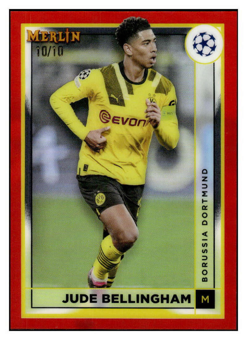 2022-23 Topps Merlin Chrome UEFA Refractor Red