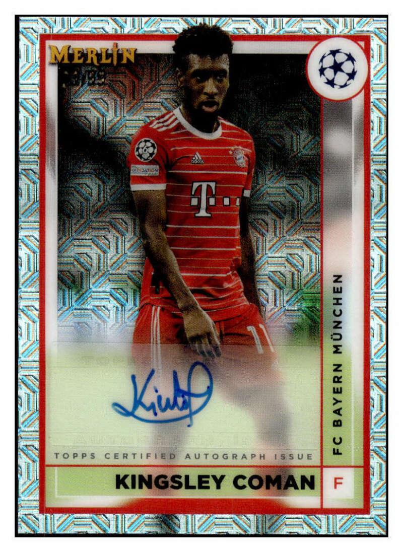 2022-23 Topps Merlin Chrome UEFA Autograph Refractor Mojo